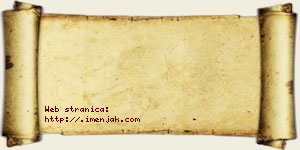 Mia Čakaranović vizit kartica